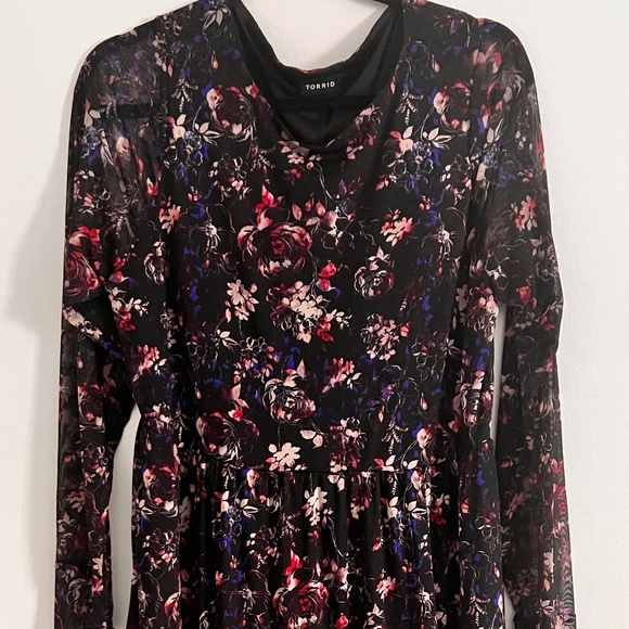 Torrid Ruffled Mini Dress - Picture 1 of 9